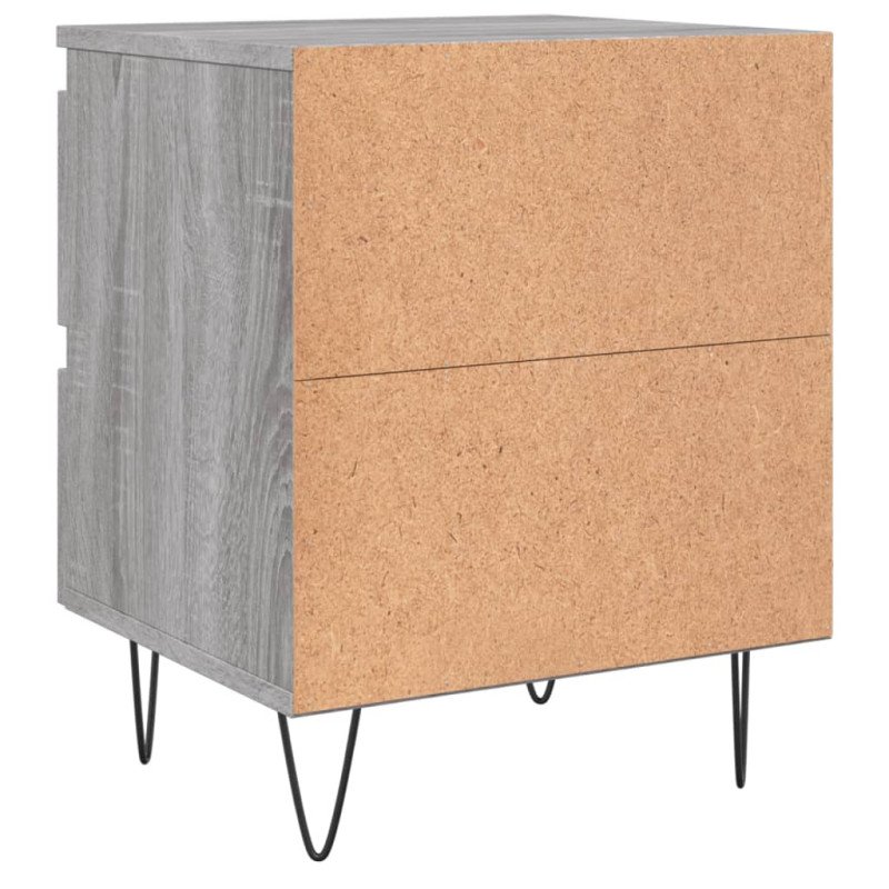 vidaXL Nočný stolík divý dub sonoma 40x35x50 cm kompozitné drevo