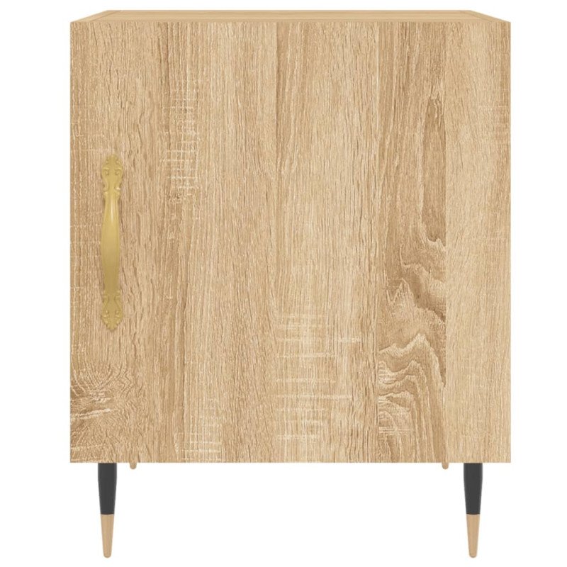 vidaXL Nočné stolíky 2 ks dub sonoma 40x40x50 cm kompozitné drevo
