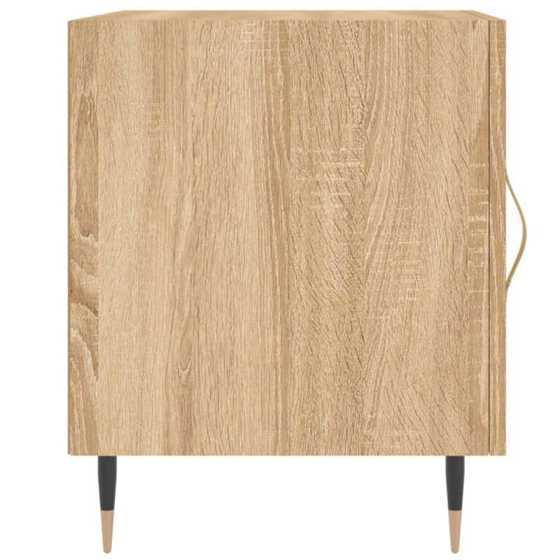 vidaXL Nočné stolíky 2 ks dub sonoma 40x40x50 cm kompozitné drevo