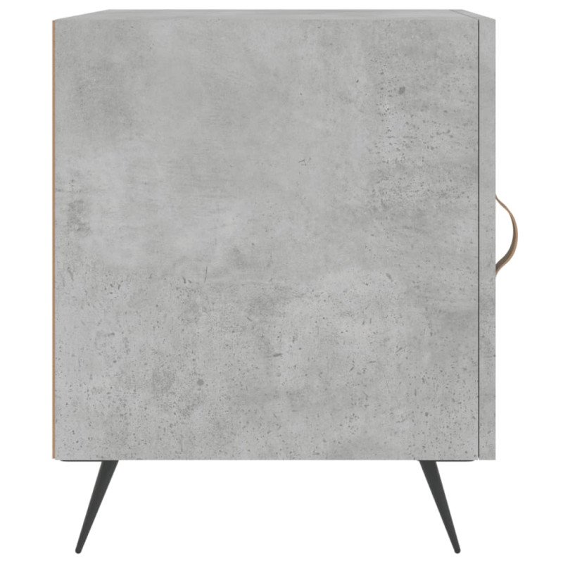vidaXL Nočné stolíky 2 ks betónovo sivé 40x40x50 cm kompozitné drevo