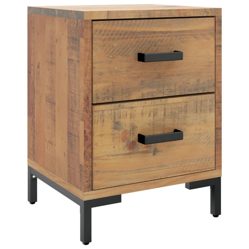 vidaXL Nočné stolíky 2 ks 36x30x45 cm borovicový masív