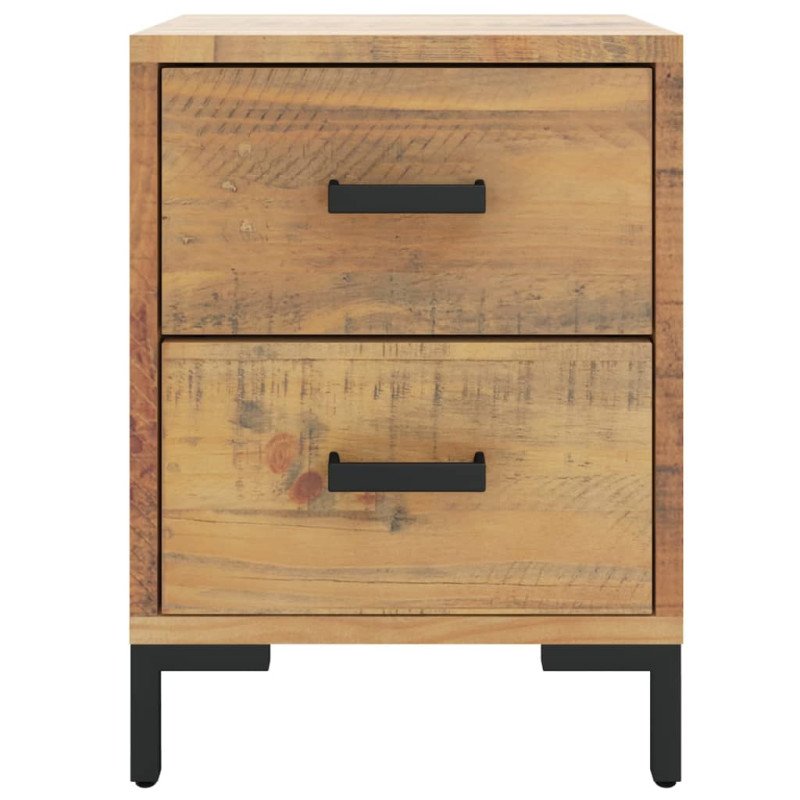 vidaXL Nočné stolíky 2 ks 36x30x45 cm borovicový masív