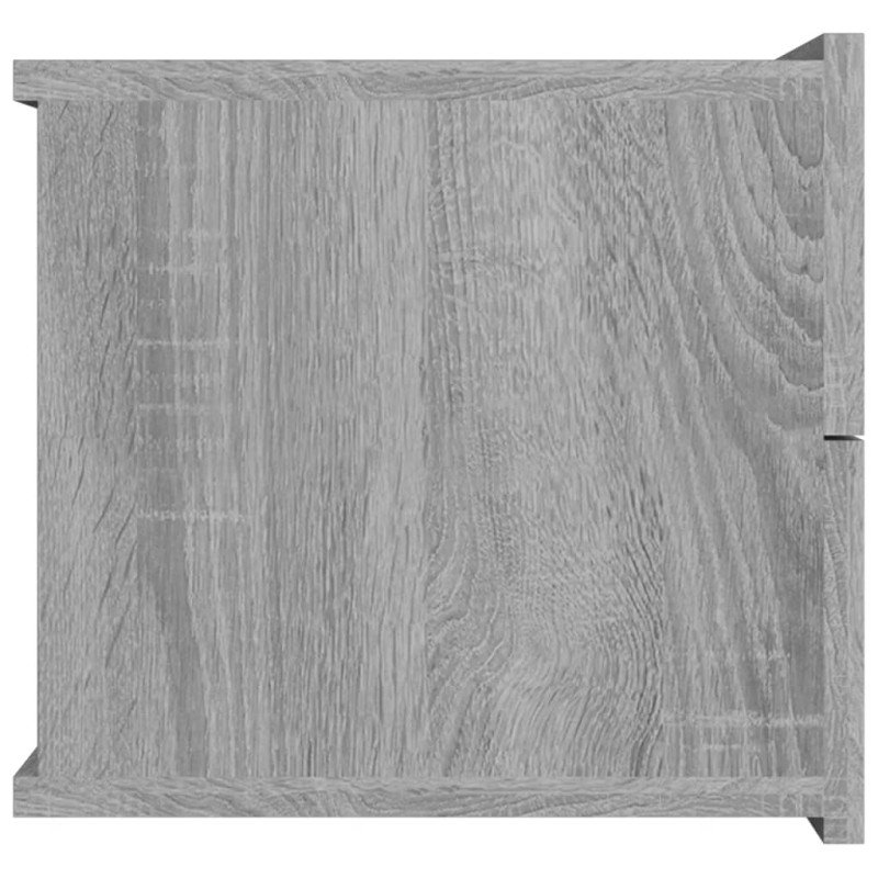 vidaXL Nočné stolíky 2 ks sivý dub sonoma 40x30x30 cm spracované drevo