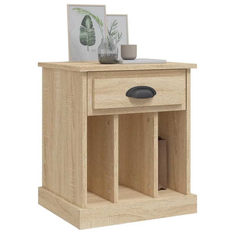 vidaXL Nočné stolíky 2 ks dub sonoma 43x36x50 cm