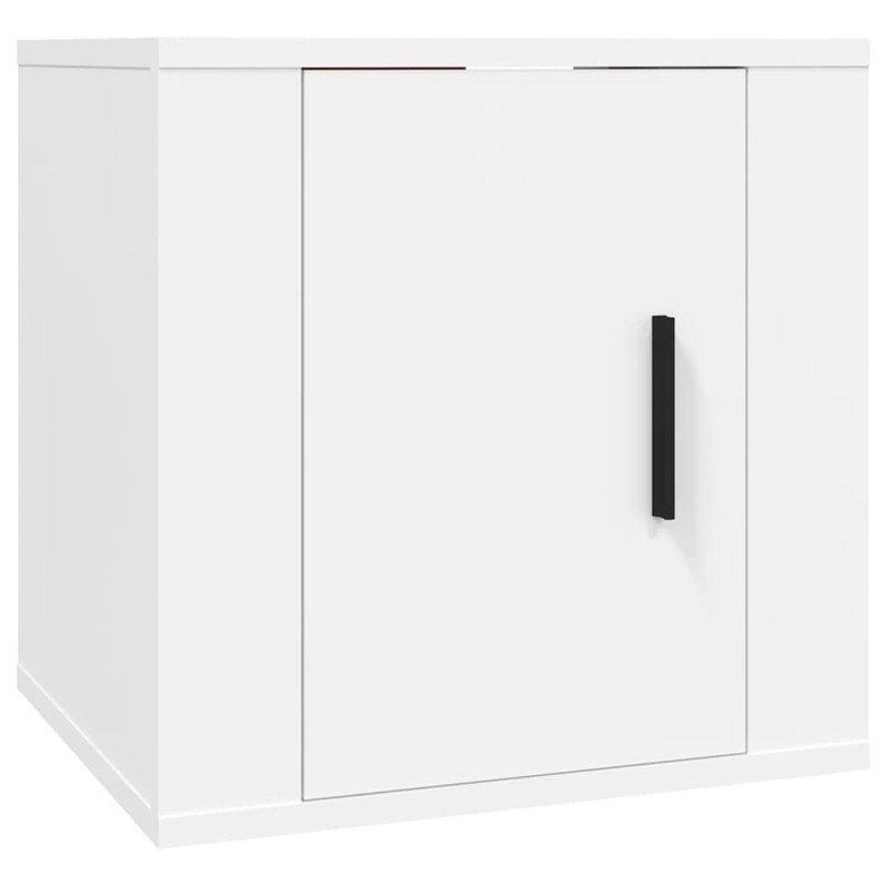 vidaXL Nástenná TV skrinka biela 40x34,5x40 cm