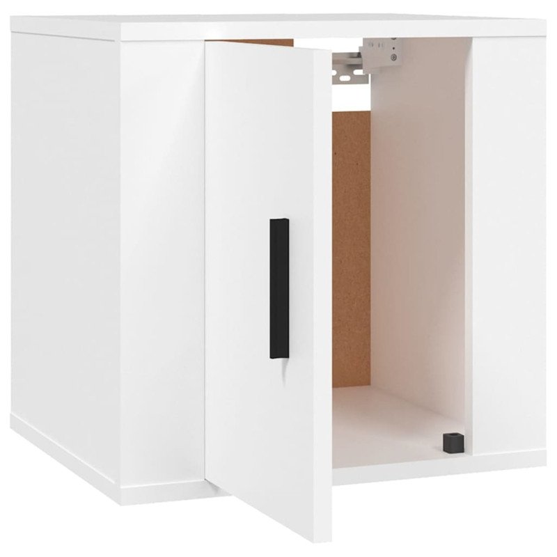 vidaXL Nástenná TV skrinka biela 40x34,5x40 cm