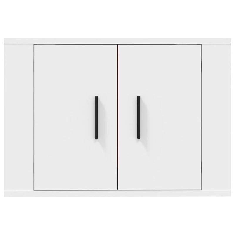 vidaXL Nástenná TV skrinka biela 57x34,5x40 cm