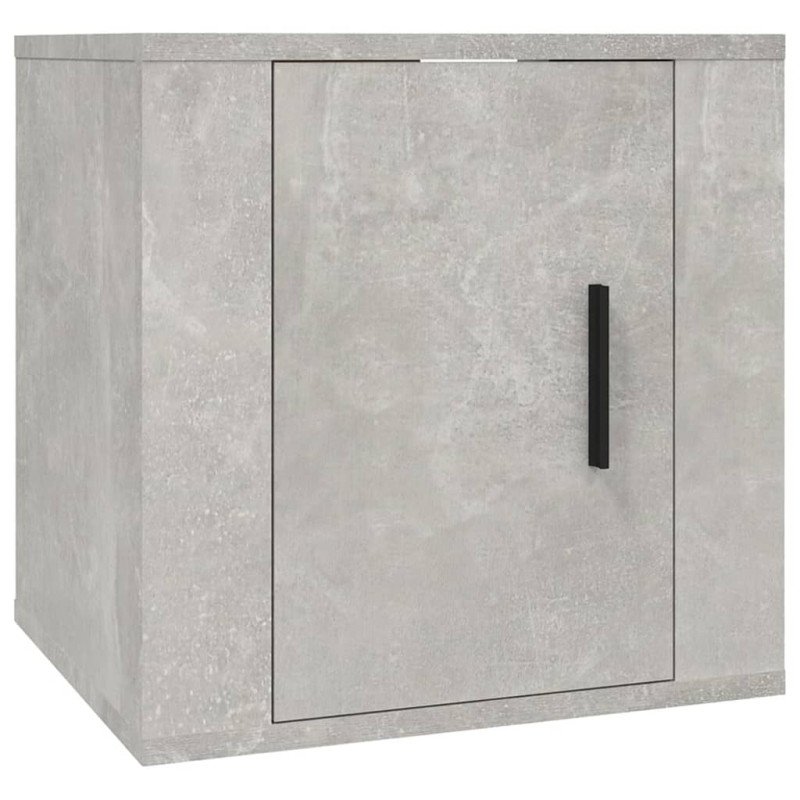 vidaXL Nástenné TV skrinky 2 ks betónovo-sivé 40x34,5x40 cm