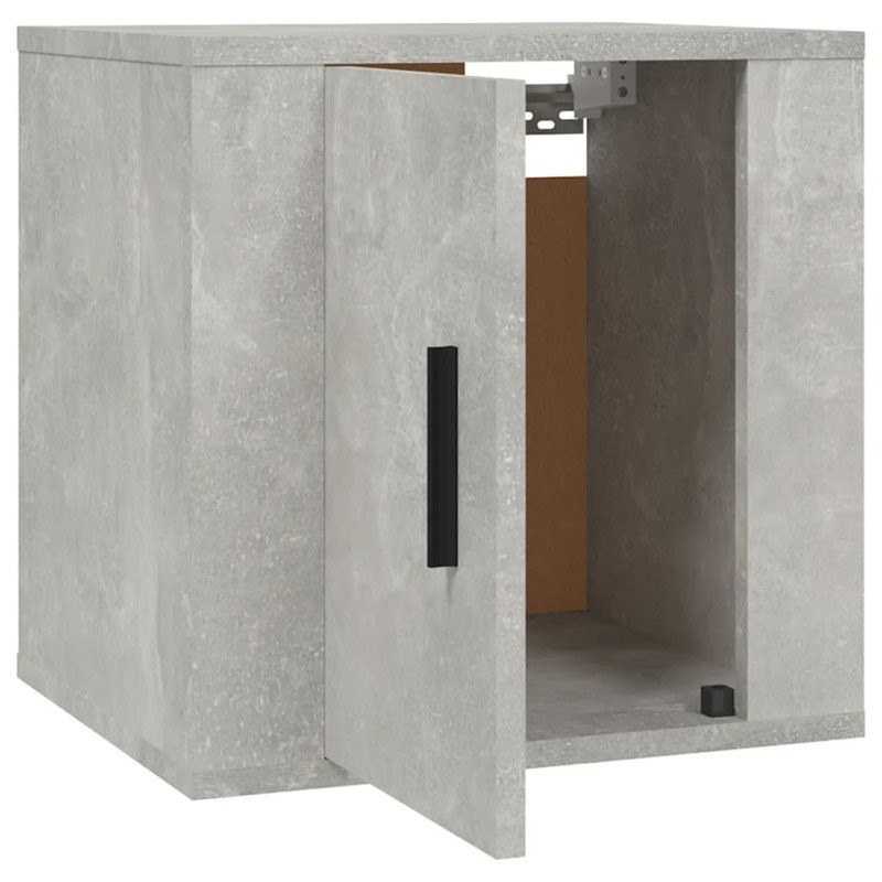 vidaXL Nástenné TV skrinky 2 ks betónovo-sivé 40x34,5x40 cm