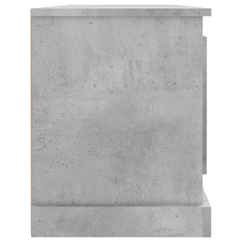 vidaXL TV skrinka betónová sivá 100x35,5x45 cm kompozitné drevo