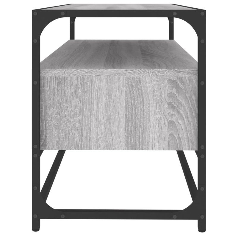 vidaXL TV skrinka sivý dub sonoma 80x35x45 cm spracované drevo