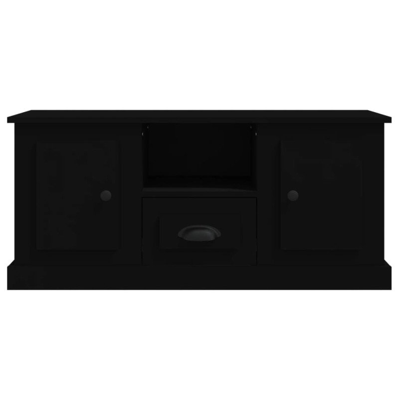 vidaXL TV skrinka čierna 100x35,5x45 cm kompozitné drevo