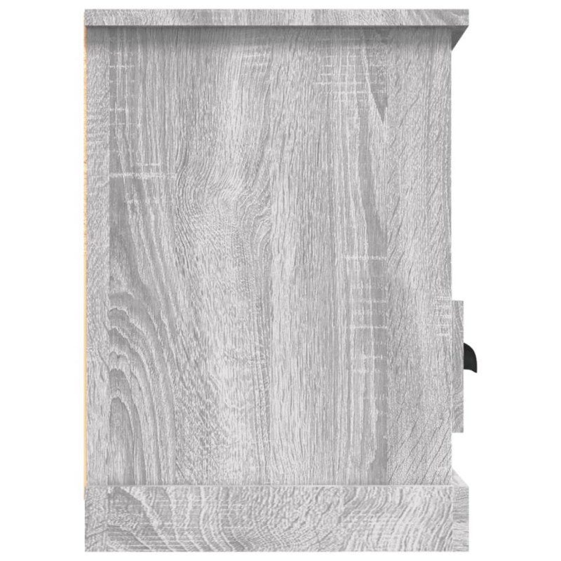 vidaXL TV skrinka sivý dub sonoma 100x35x50 cm kompozitné drevo