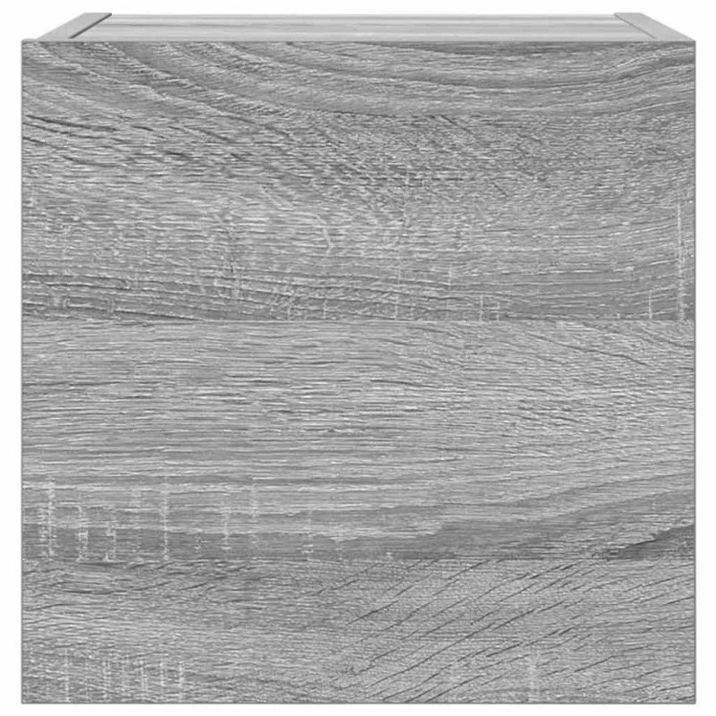 vidaXL Nástenné TV skrinky 2 ks sivé sonoma 30,5x30x30 cm