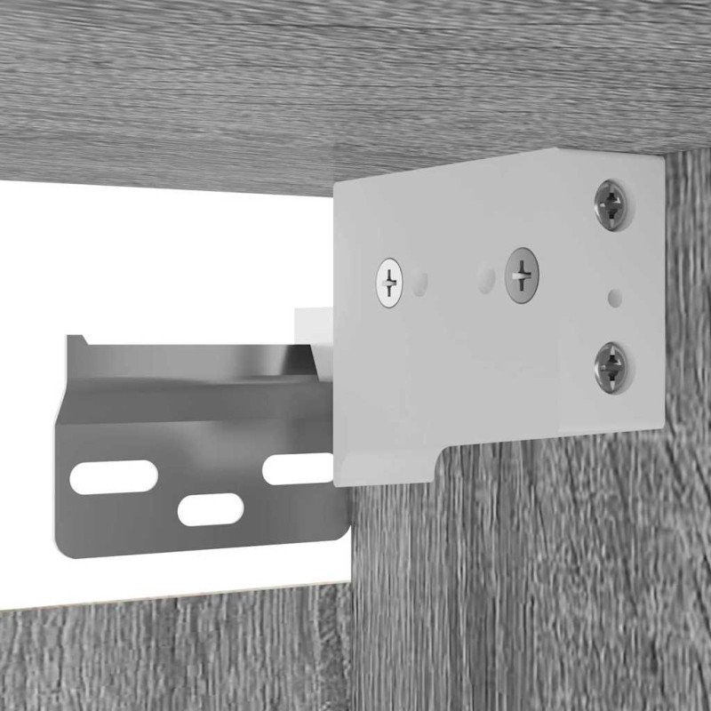 vidaXL Nástenné TV skrinky 2 ks sivé sonoma 30,5x30x30 cm