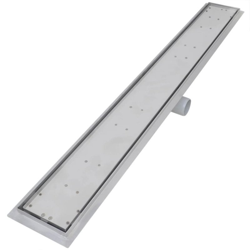 vidaXL Rovný sprchový odtok 2 ks 1030x140 mm nehrdzavejúca oceľ