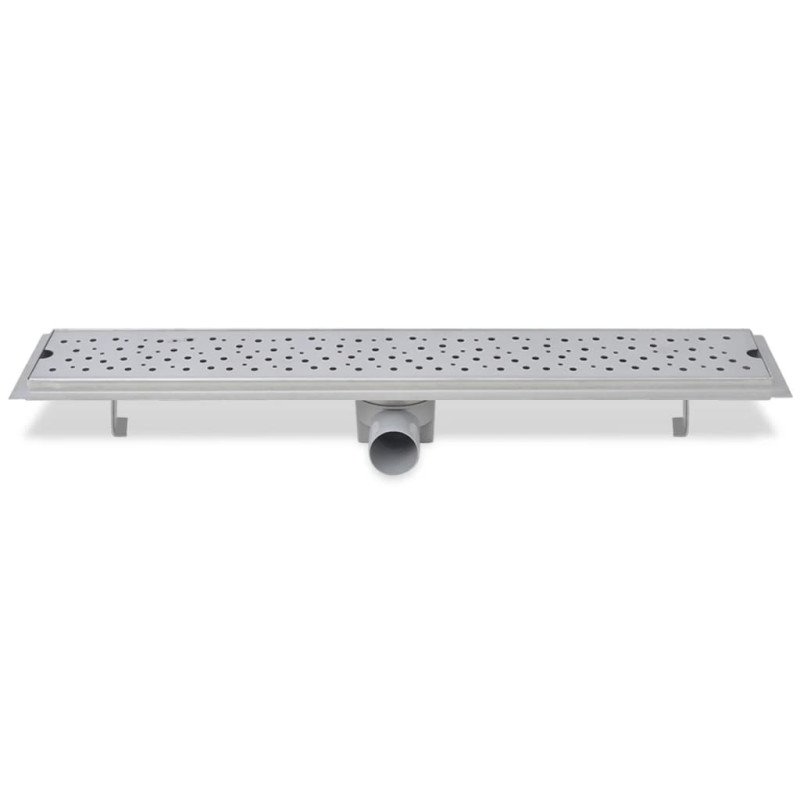 vidaXL Rovný sprchový odtok 2 ks s bublinkami 730x140 mm nehrdzavejúca oceľ