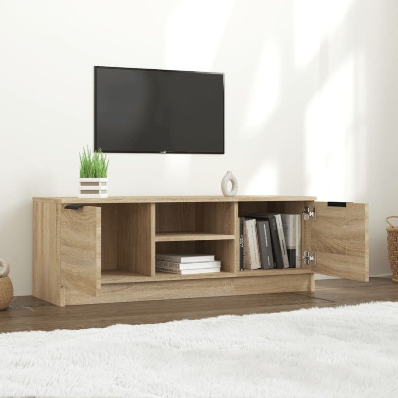 vidaXL TV skrinka, dub sonoma 102x35x36,5 cm, kompozitné drevo
