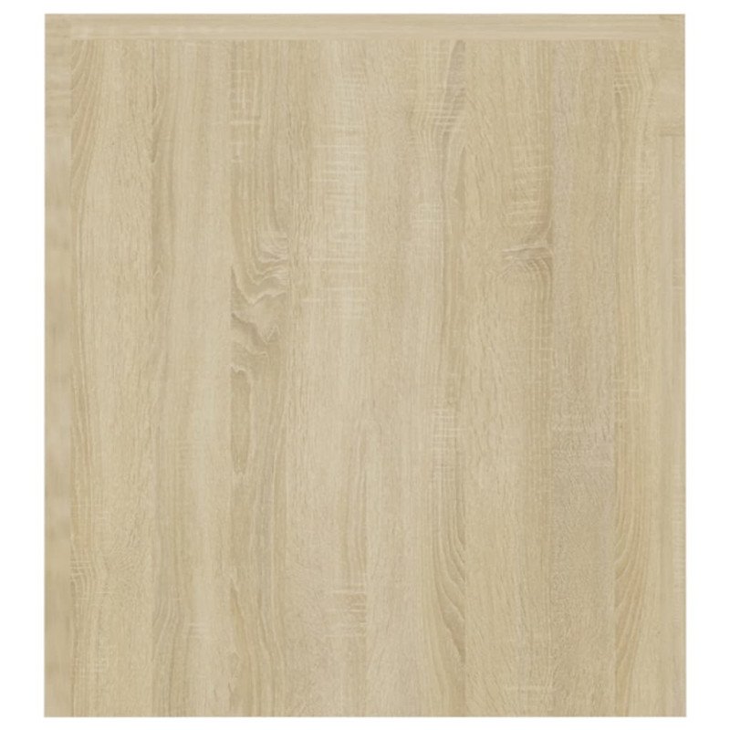 vidaXL TV skrinka s LED svetlami dub sonoma 120x35x40 cm