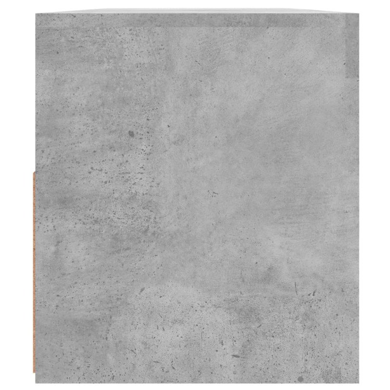 vidaXL TV skrinka s LED svetlami betónová sivá 90x35x40 cm