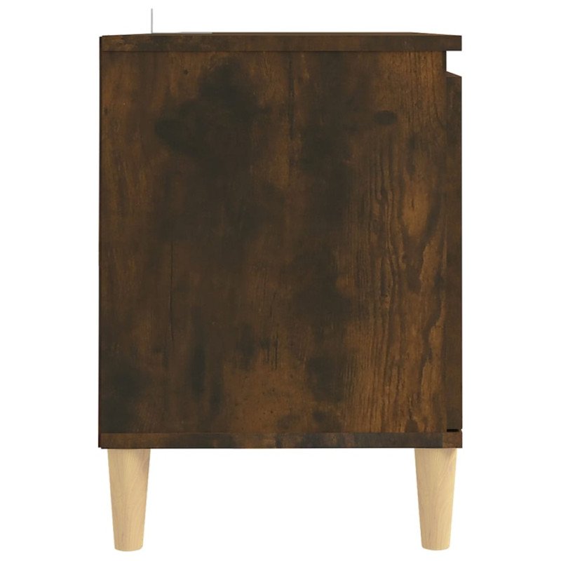 vidaXL TV stolík nohy z dreva farba dubu sonoma 103,5x35x50 cm