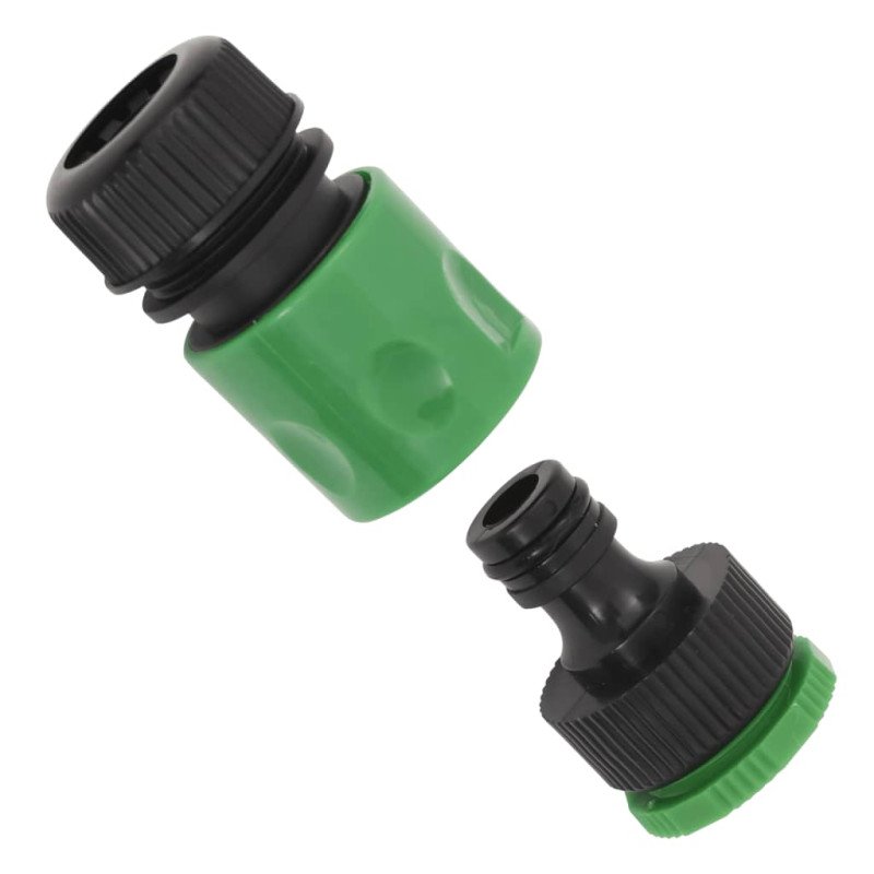 vidaXL Záhradná hadica so sadou armatúr, zelená 0,9" 30 m, PVC