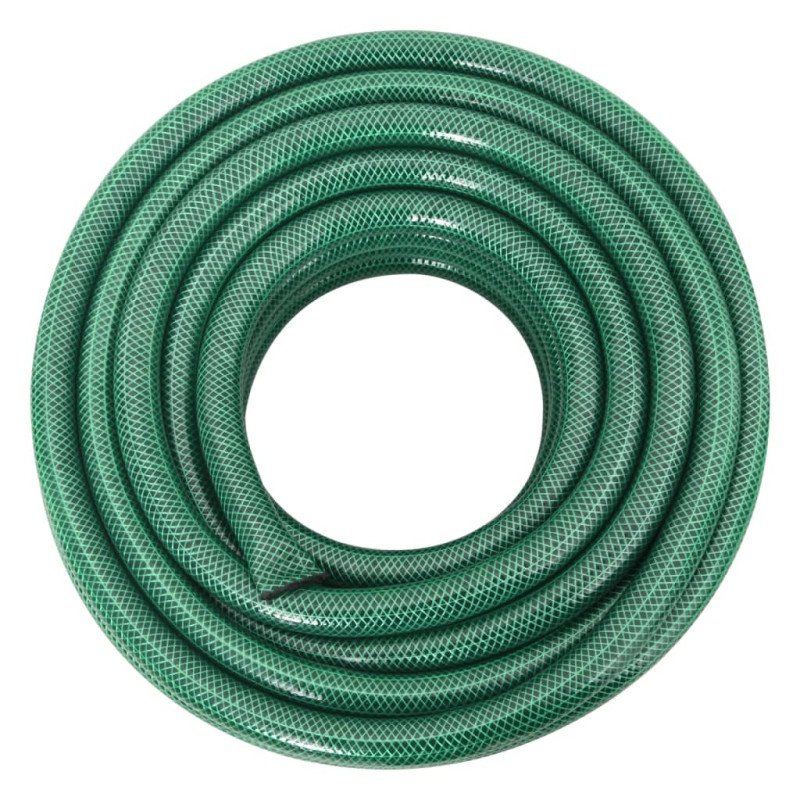 vidaXL Záhradná hadica so sadou armatúr, zelená 0,9" 20 m, PVC
