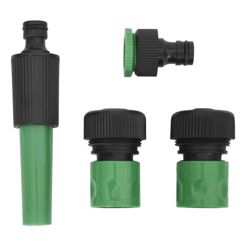 vidaXL Záhradná hadica so sadou armatúr, zelená 0,9" 20 m, PVC