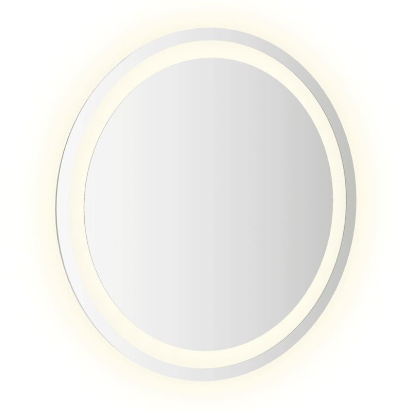 vidaXL LED kúpeľňové zrkadlo 50 cm okrúhle