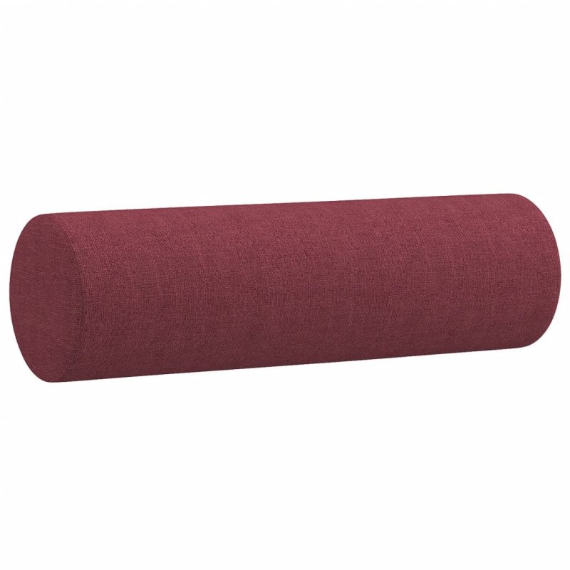 vidaXL 2-miestna pohovka s vankúšmi vínovočervená 120 cm látka