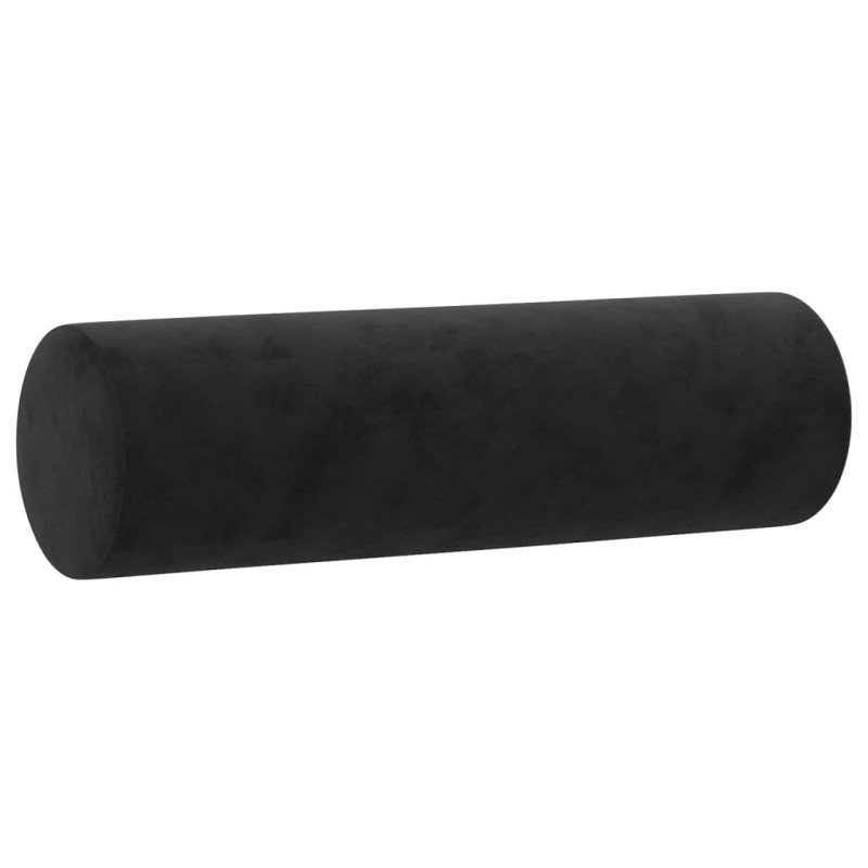 vidaXL 2-miestna pohovka s vankúšmi čierna 120 cm zamat