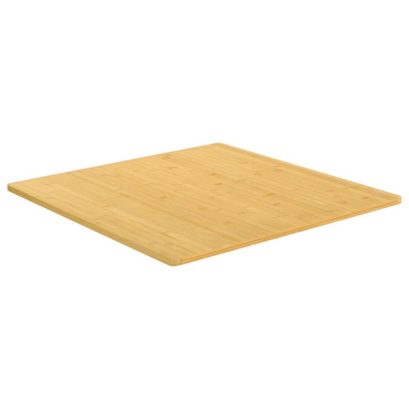 vidaXL Stolová doska 80x80x1,5 cm, bambus