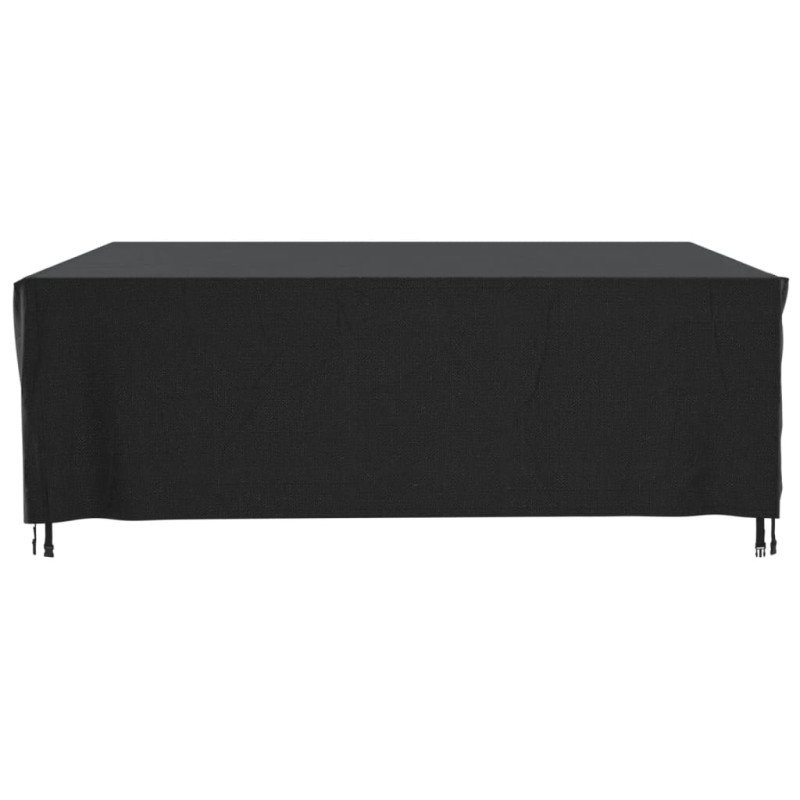 vidaXL Poťah na záhradný nábytok čierny 260x260x90 cm vodotesný 420D