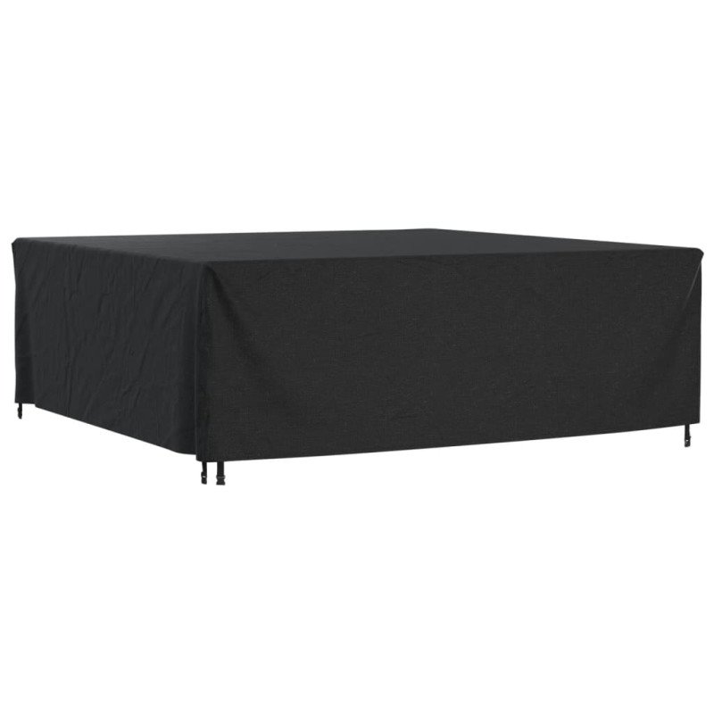 vidaXL Poťah na záhradný nábytok čierny 260x260x90 cm vodotesný 420D