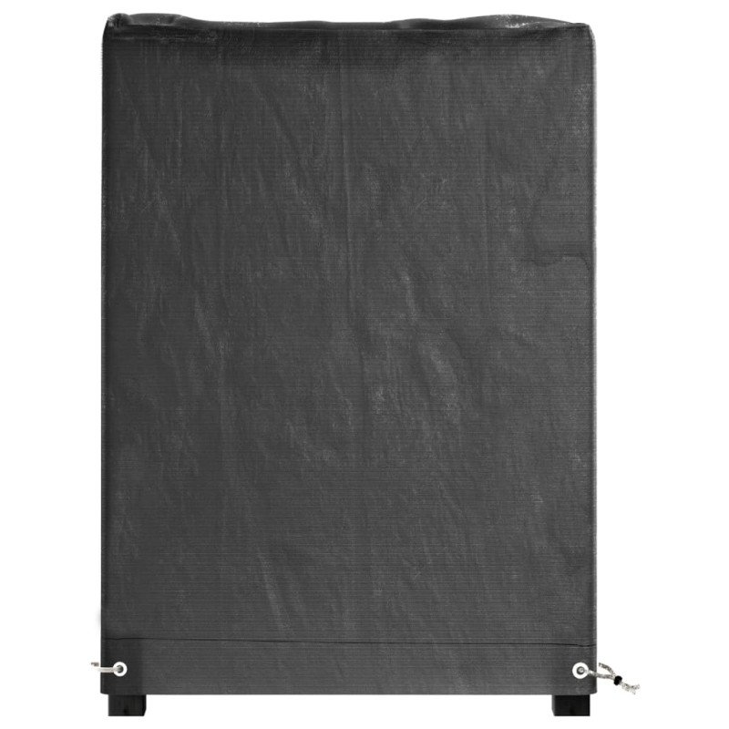vidaXL Obaly na záhradný nábytok 2 ks 8 očiek 160x120x75cm obdĺžnikový