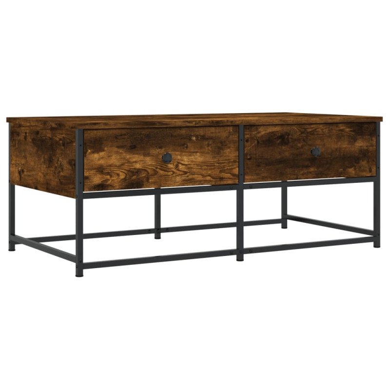 vidaXL Konferenčný stolík dymový dub 100x51x40 cm kompozitné drevo