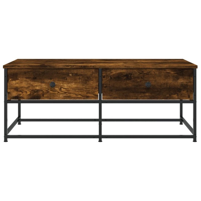 vidaXL Konferenčný stolík dymový dub 100x51x40 cm kompozitné drevo