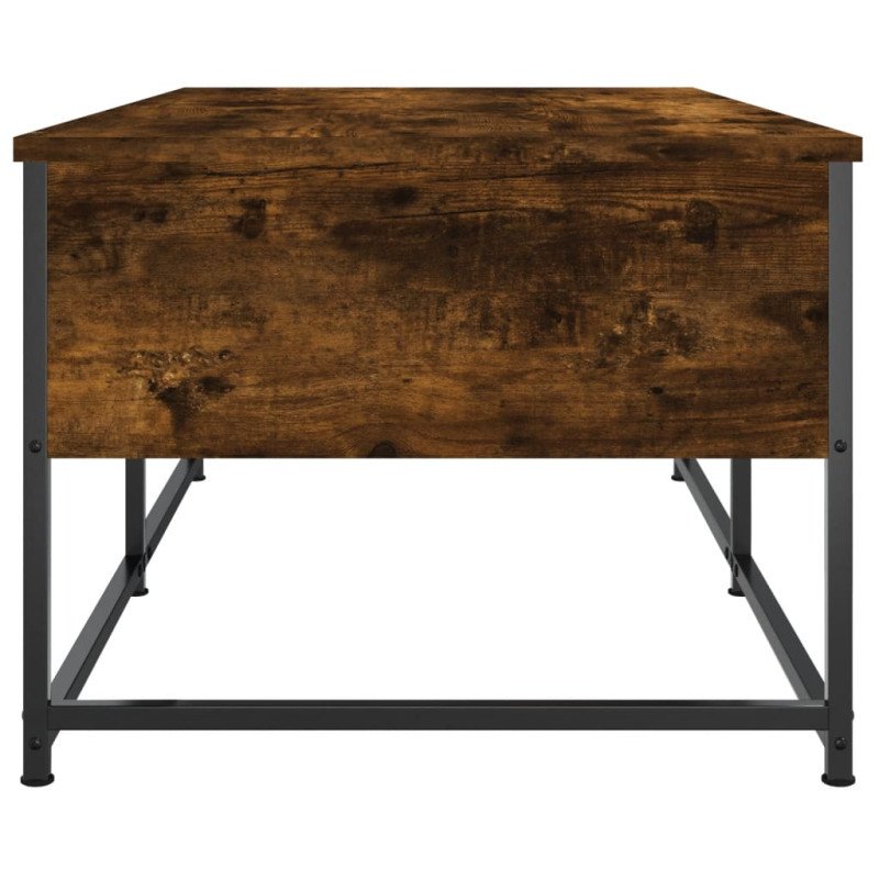 vidaXL Konferenčný stolík dymový dub 100x51x40 cm kompozitné drevo