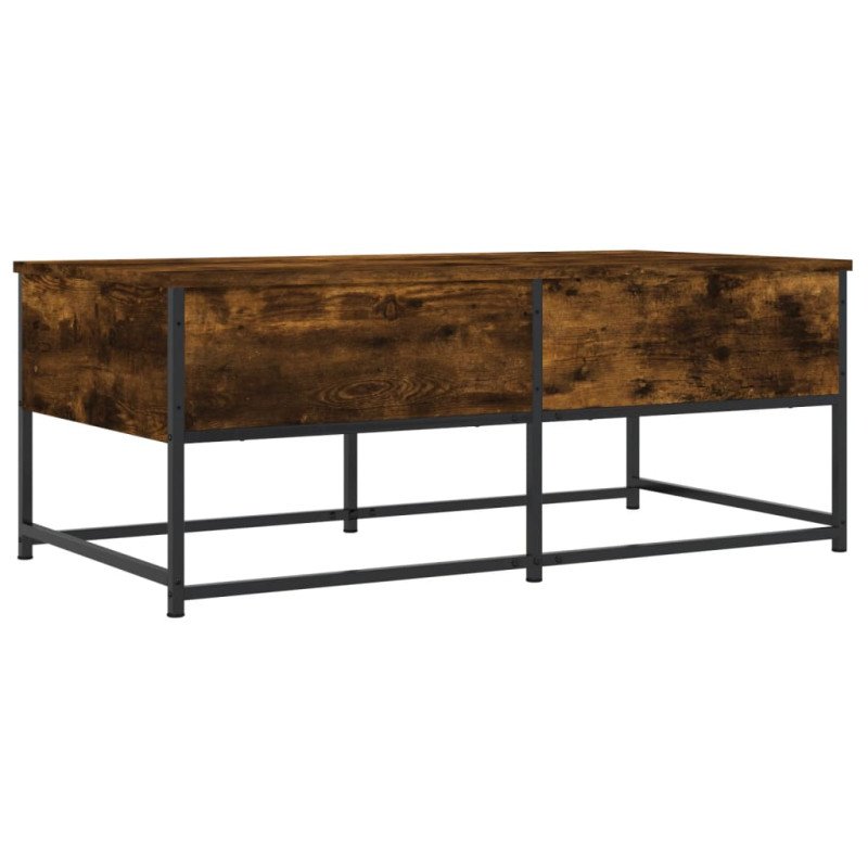 vidaXL Konferenčný stolík dymový dub 100x51x40 cm kompozitné drevo