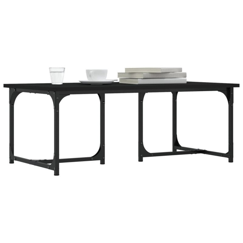 vidaXL Konferenčný stolík čierny 90x50x35 cm kompozitné drevo