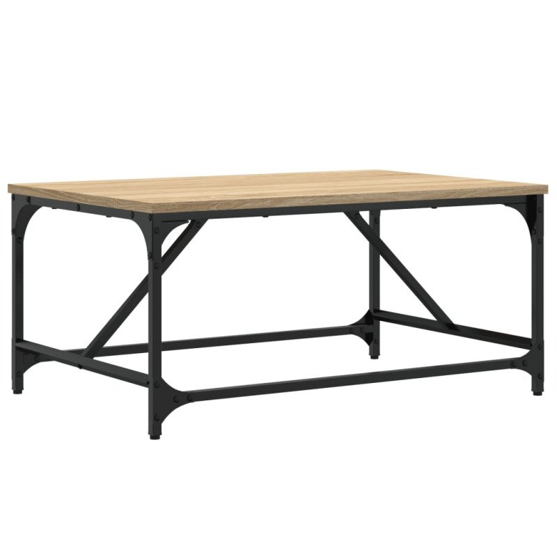 vidaXL Konferenčný stolík dub sonoma 75x50x35 cm kompozitné drevo