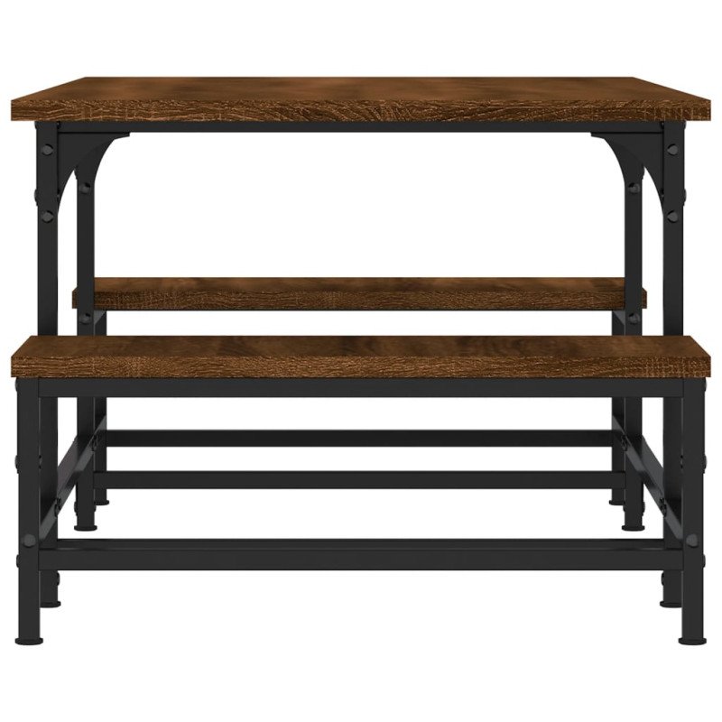 vidaXL Konferenčný stolík hnedý dub 100x50,5x40 cm kompozitné drevo