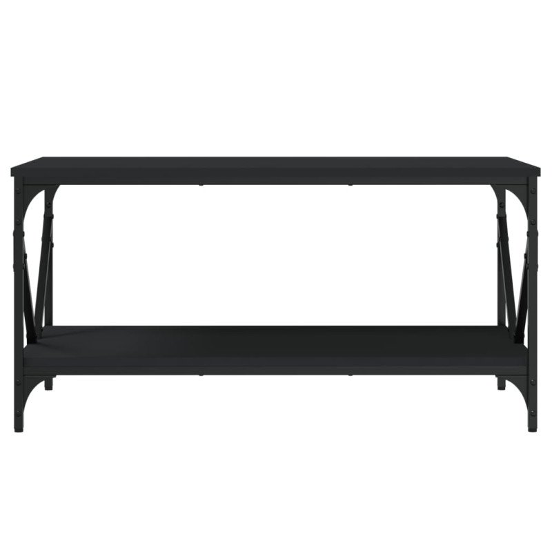 vidaXL Konferenčný stolík čierny 90x50x45 cm kompozitné drevo