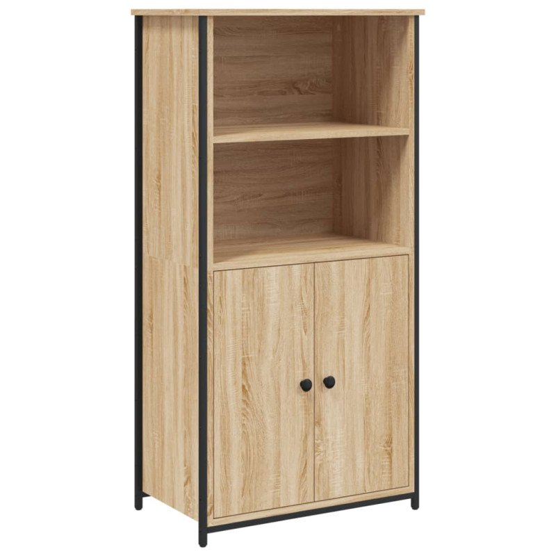 vidaXL Vysoká skrinka dub sonoma 62x36x121,5 cm kompozitné drevo