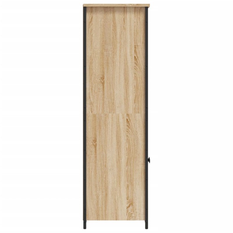 vidaXL Vysoká skrinka dub sonoma 62x36x121,5 cm kompozitné drevo
