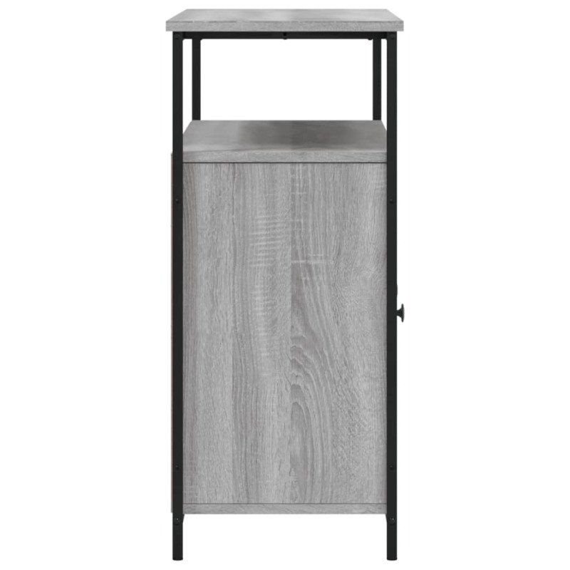 vidaXL Komoda sivá sonoma 100x35x80 cm kompozitné drevo