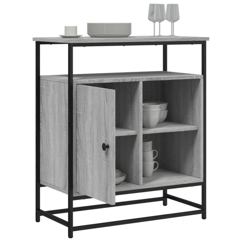 vidaXL Komoda sivá sonoma 69x35x80 cm kompozitné drevo