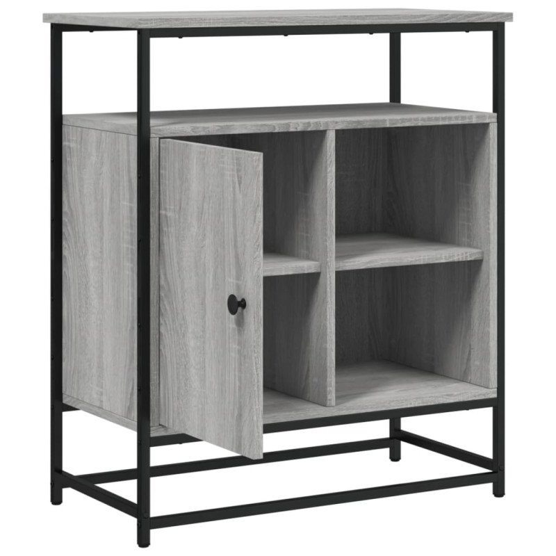 vidaXL Komoda sivá sonoma 69x35x80 cm kompozitné drevo