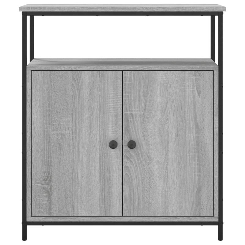 vidaXL Komoda sivá sonoma 70x30x80 cm kompozitné drevo