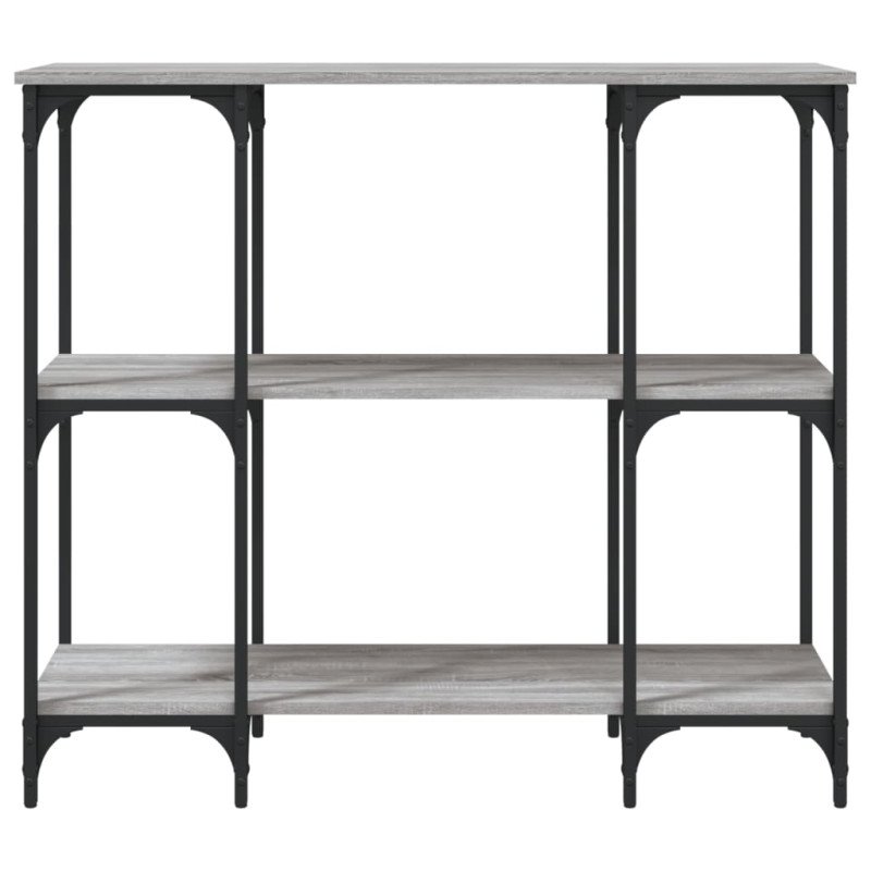 vidaXL Konzolový stolík sivý sonoma 102x35x90 cm kompozitné drevo